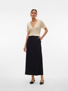 Vero Moda VMINAYAH High waist Long Skirt -Black - 10300770