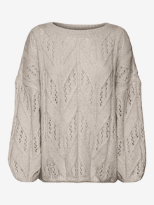 Vero Moda VMBLUEBERRY Pullover -Pumice Stone - 10300830