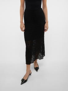 Vero Moda VMIVANIA Midi skirt -Black - 10300872