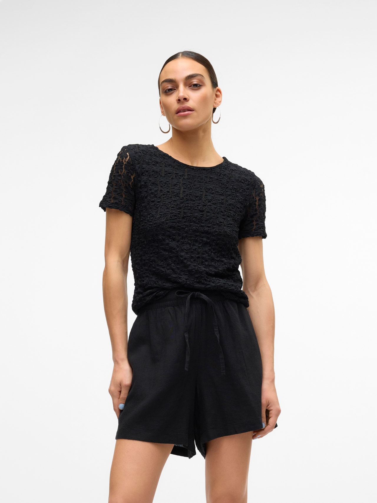 Vero Moda VMIVANIA Topp -Black - 10300874