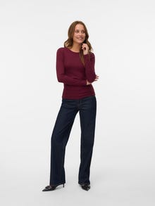 Vero Moda AWIRWINA Top -Zinfandel - 10300893
