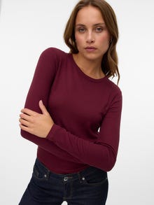 Vero Moda AWIRWINA Top -Zinfandel - 10300893
