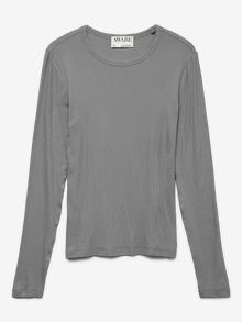Vero Moda AWIRWINA Top -Medium Grey Melange - 10300893