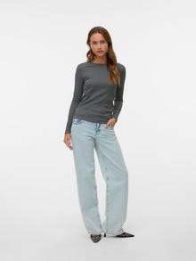 Vero Moda AWIRWINA Top -Medium Grey Melange - 10300893