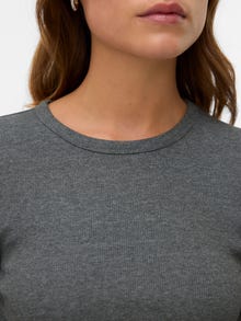 Vero Moda AWIRWINA Top -Medium Grey Melange - 10300893