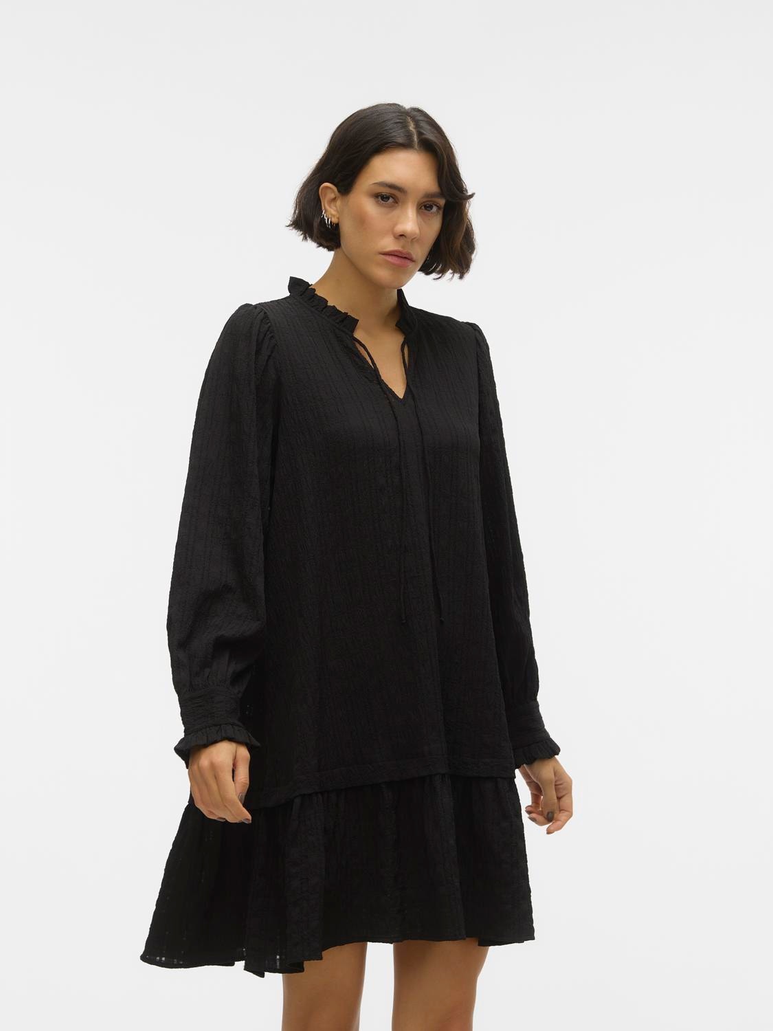 Vero Moda VMILISA Kort kjole -Black - 10300958