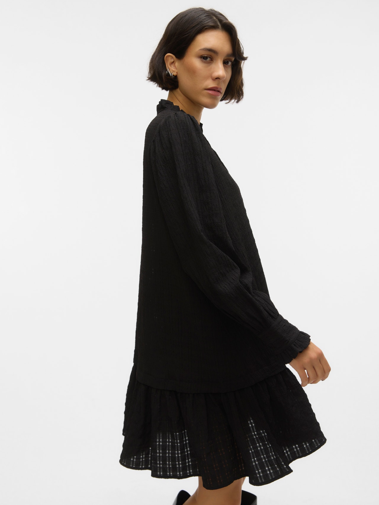 Vero Moda VMILISA Kort kjole -Black - 10300958