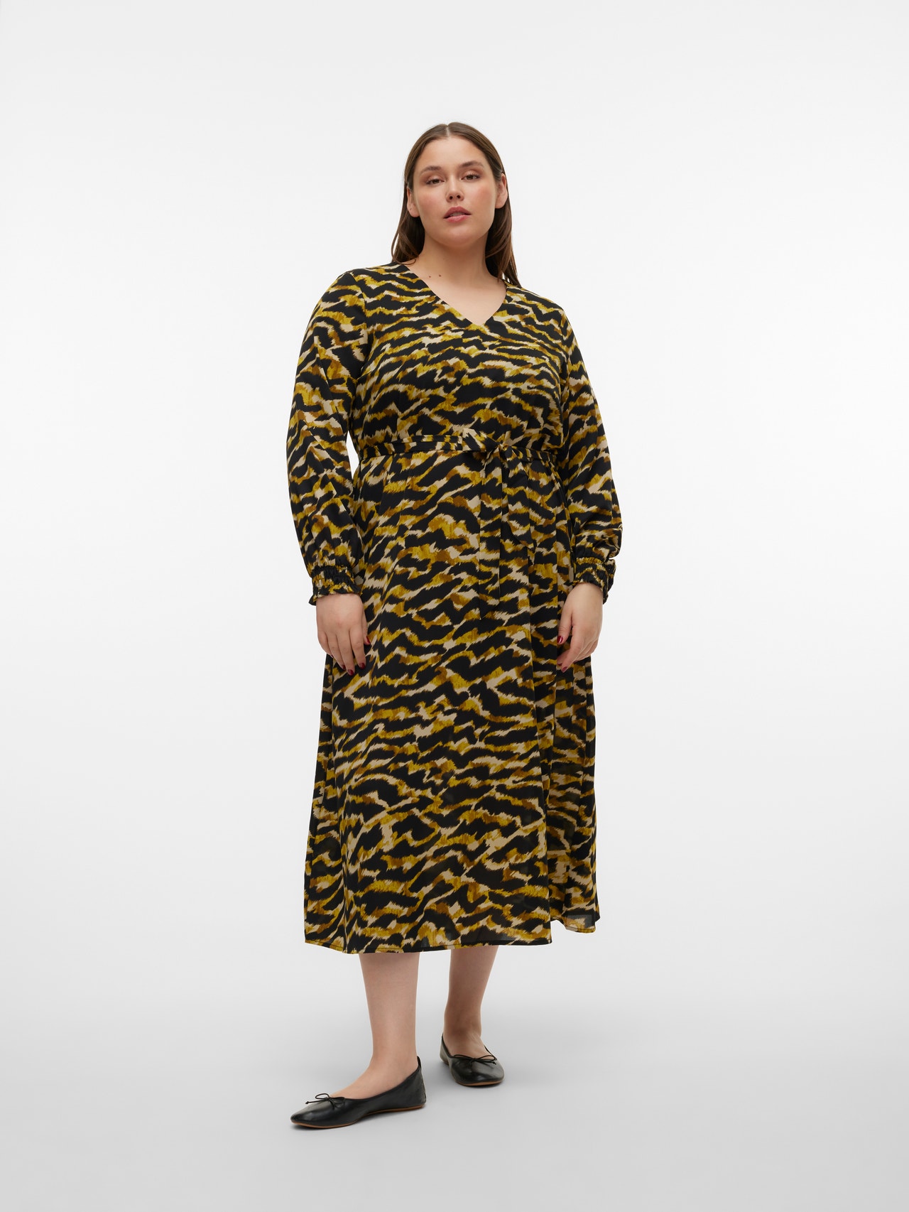 Vero Moda VMCGAIL Lange jurk -Avocado Oil - 10300988