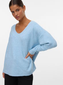 Vero Moda VMCDOFFY Pullover -Glacier Lake - 10301049