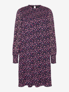 Vero Moda VMHOLLY Kort klänning -Fuchsia Purple - 10301090