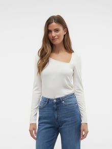 Vero Moda VMCARINA Top -Snow White - 10301178
