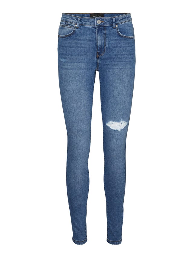 Vero Moda VMJUNE Mid rise Skinny Fit Jeans - 10301199