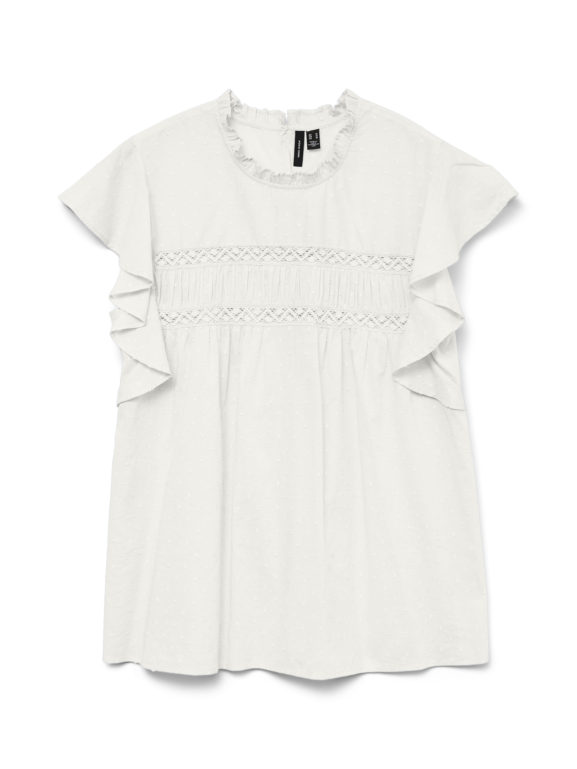 VERO MODA DAM TOPP VMNEWISOLDE - Snow white main image 1