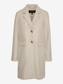 Vero Moda VMPOP Frakke -Oatmeal - 10301254