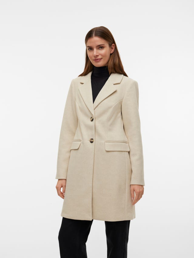 VERO MODA Between-Seasons Coat 'VMPopzipper' in Dark Grey ABOUT YOU VERO MODA Between-Seasons Coat 'VMPopzipper' in Dark Grey ABOUT YOU
