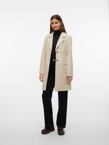 Vero Moda VMPOP Frakke -Oatmeal - 10301254