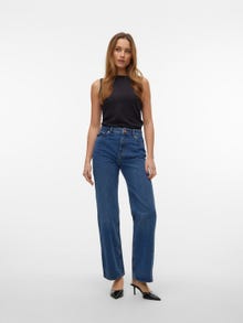 Vero Moda VMRACHEL Høj talje Wide fit Jeans -Medium Blue Denim - 10301305