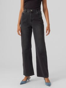 Vero Moda VMRACHEL Wide Fit Jeans -Black Denim - 10301334
