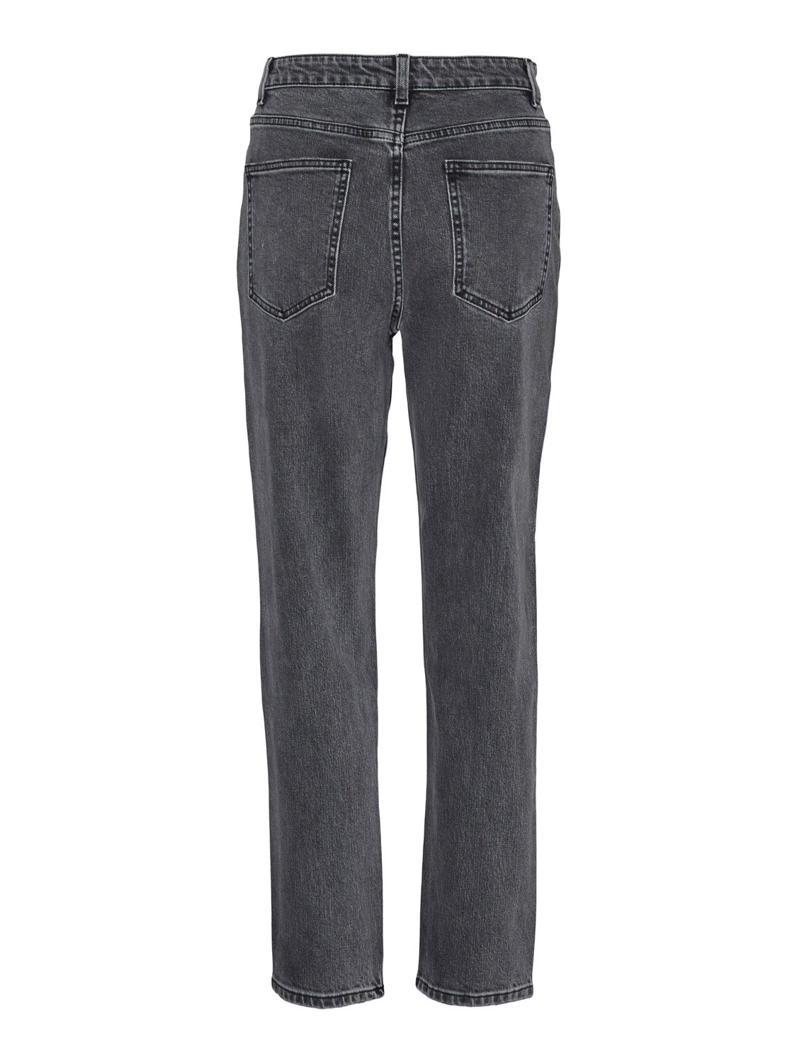 Vero Moda VMCARRIE Super high rise Straight Fit Jeans -Dark Grey Denim - 10301387