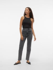 Vero Moda VMCARRIE Super high rise Mom Fit Jeans -Dark Grey Denim - 10301387