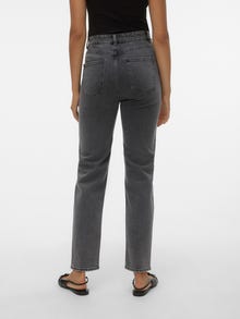 Vero Moda VMCARRIE Taille extra haute Mom Fit Jeans -Dark Grey Denim - 10301387