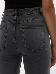 Vero Moda VMCARRIE Krój prosty Jeans -Dark Grey Denim - 10301387