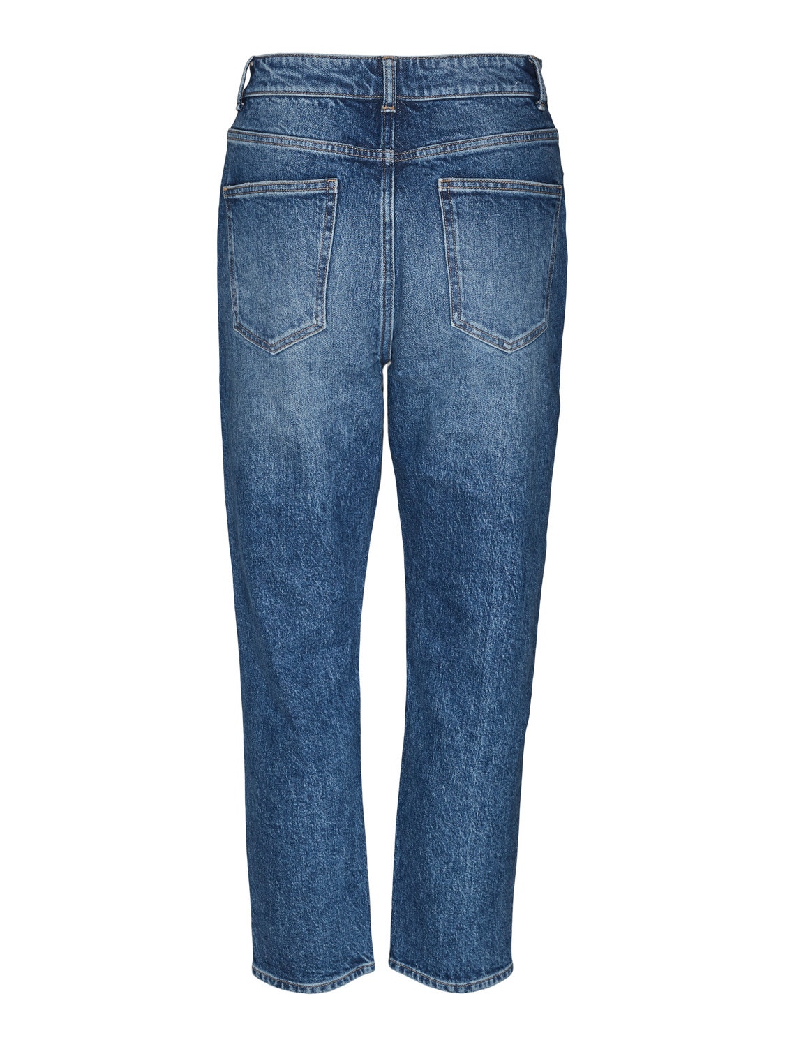 Vero Moda VMCARRIE Super High Rise Gerade geschnitten Jeans -Medium Blue Denim - 10301397