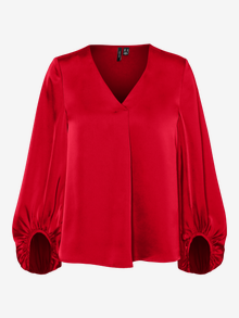 Vero Moda VMLOVIE Skjorta -Barbados Cherry - 10301405