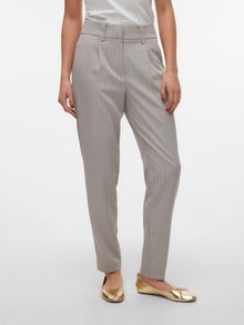 Vero Moda VMWENDY High rise Trousers -Mourning Dove - 10301440