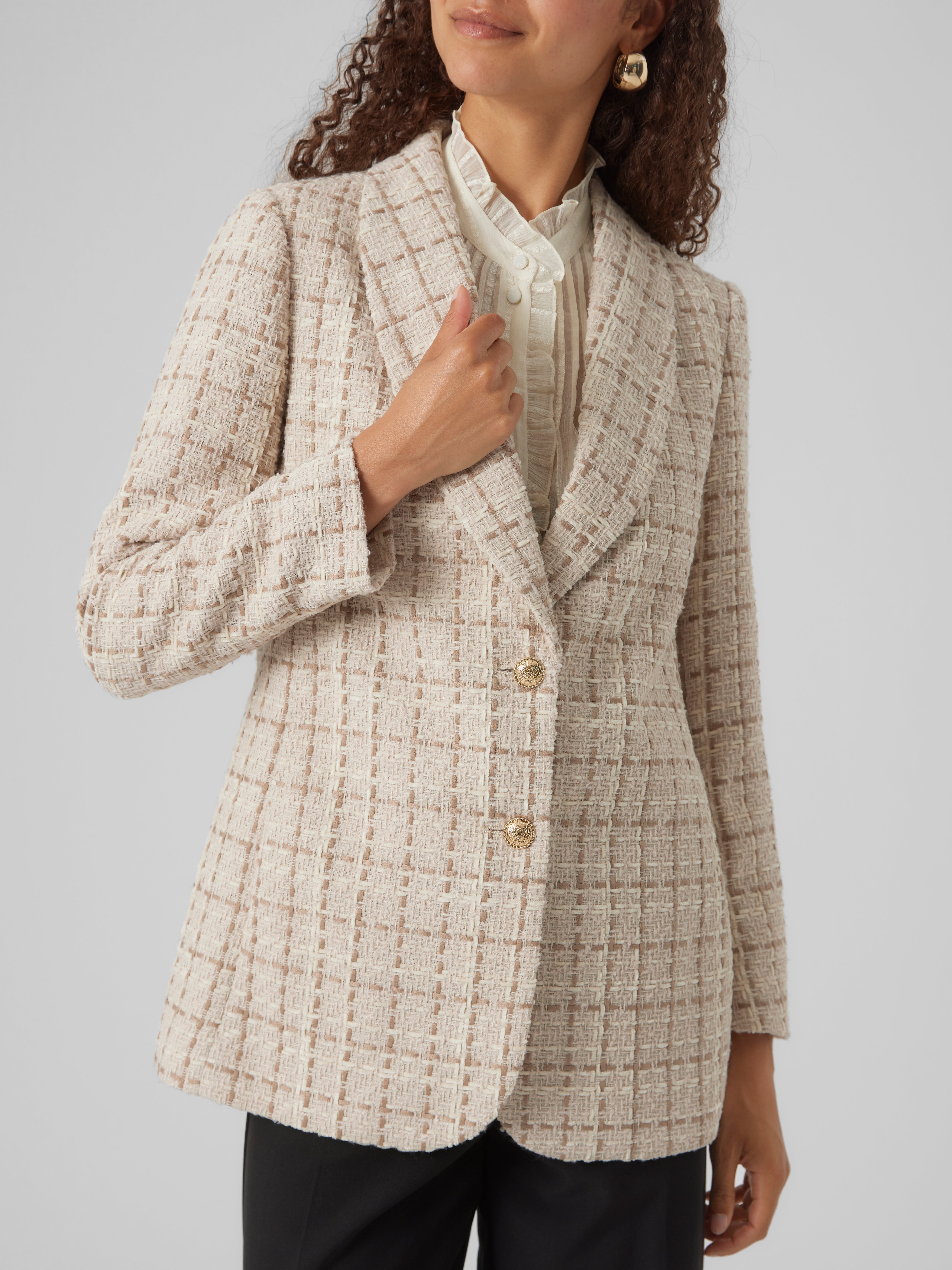 Blazer Gris Rose H&M Taille 36 – Occasion En Très Bon état, Style Décontracté Chic