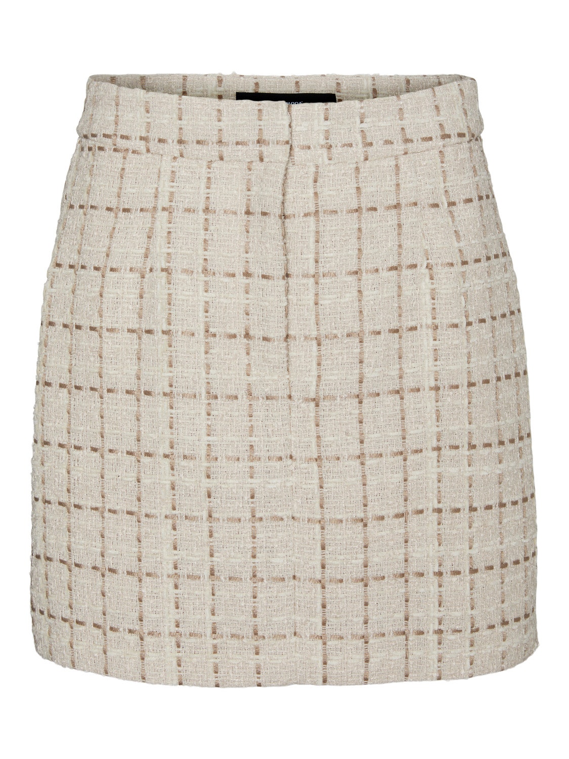 Vero Moda VMMILEY Mini skirt -Oatmeal - 10301476