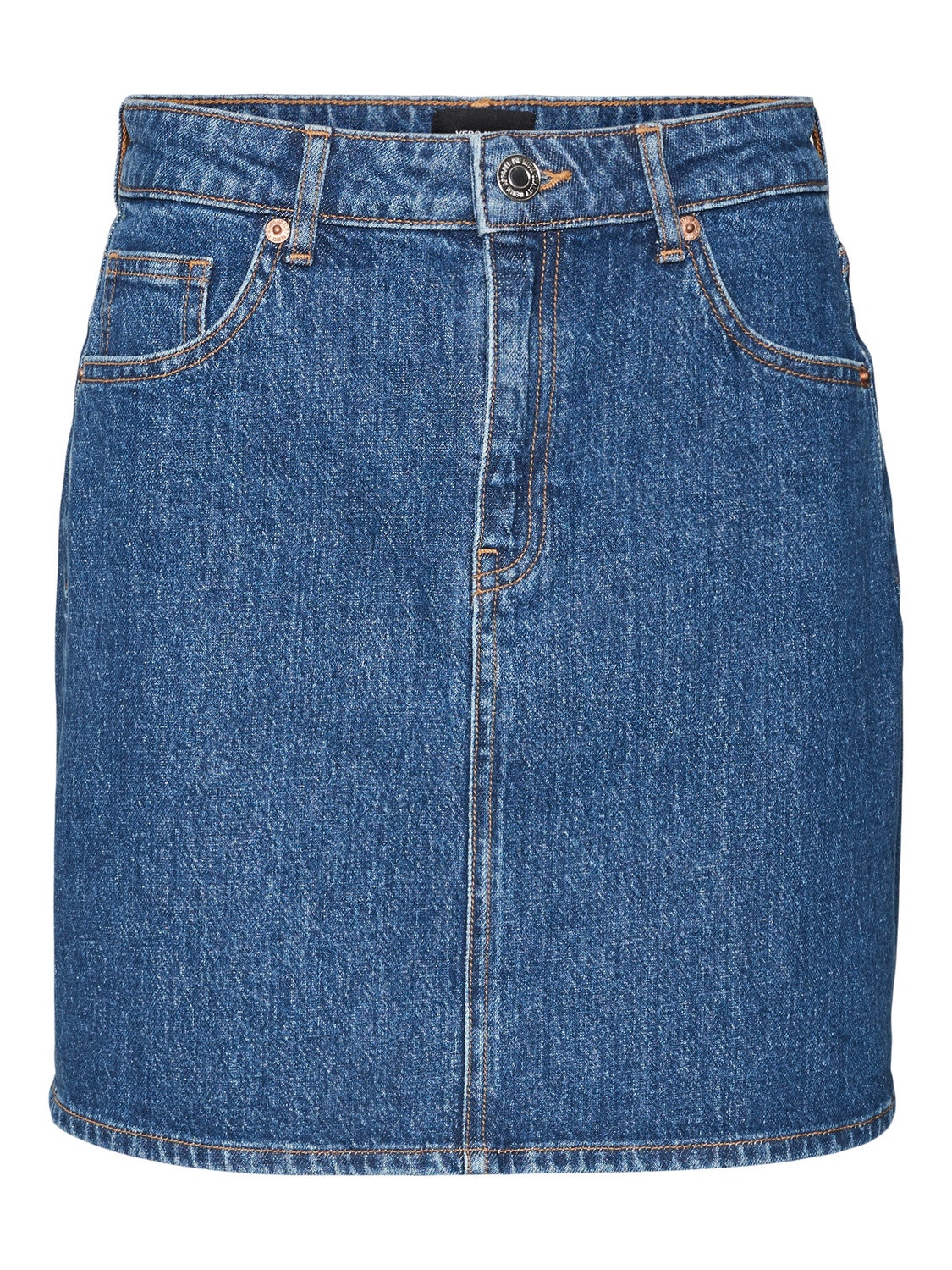 Vero Moda VMTESSA Kort kjol -Medium Blue Denim - 10301536