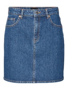 Vero Moda VMTESSA Kort kjol -Medium Blue Denim - 10301536