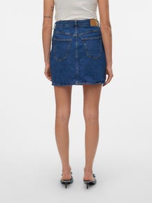 Vero Moda VMTESSA High waist Korte rok -Medium Blue Denim - 10301536