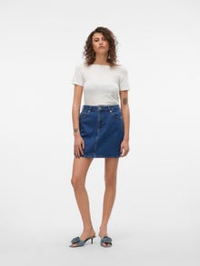 Vero Moda VMTESSA High waist Short skirt -Medium Blue Denim - 10301536