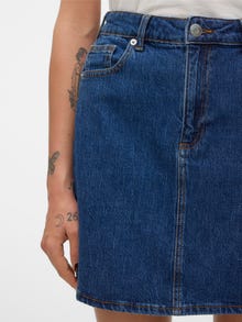 Vero Moda VMTESSA High waist Korte rok -Medium Blue Denim - 10301536