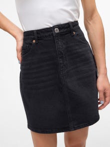 Vero Moda VMTESSA Short Skirt -Black Denim - 10301536