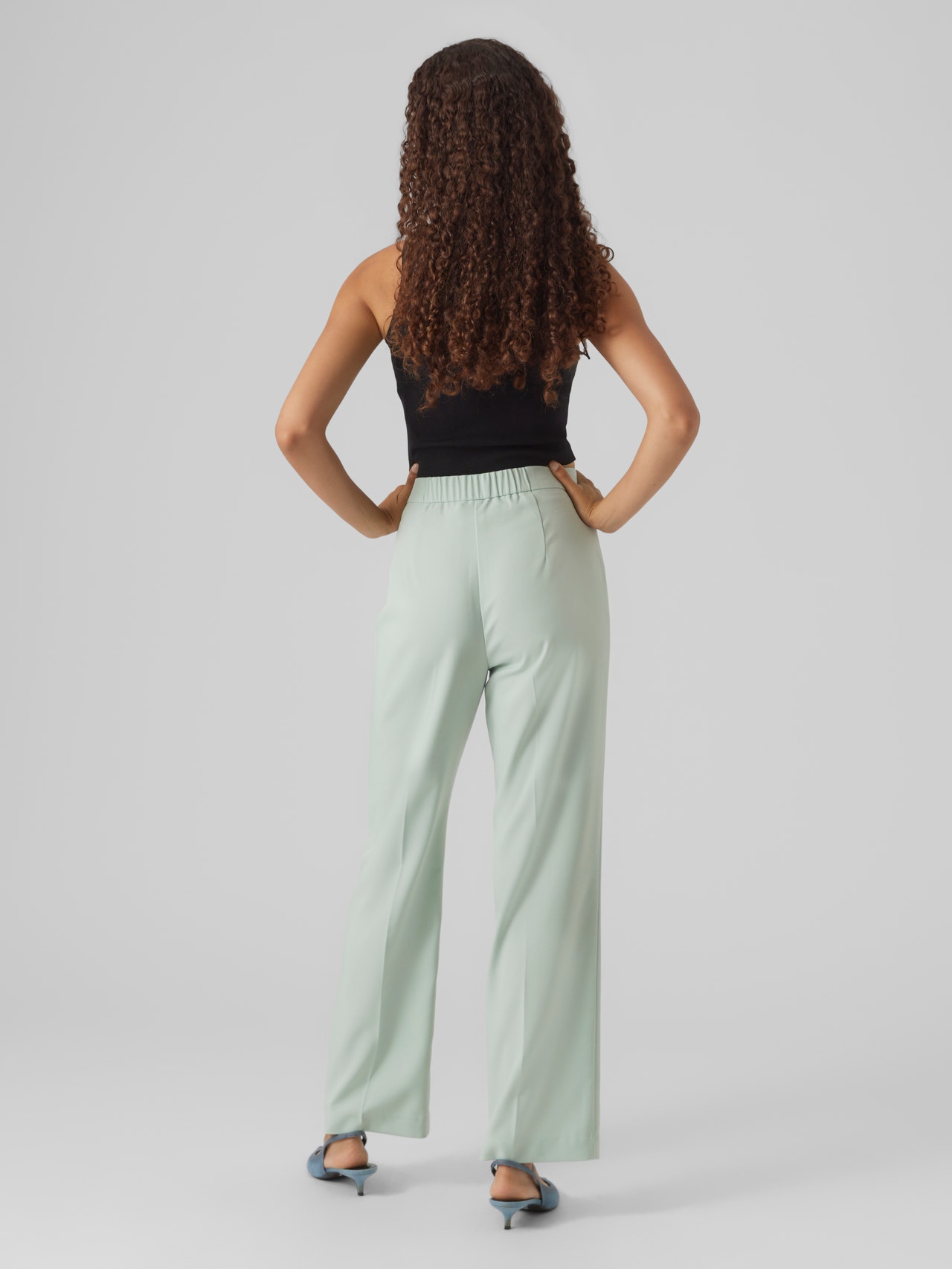 Vero Moda VMRITA Trousers -Silt Green - 10301554