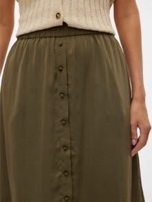 Vero Moda VMSUNNY Midi skirt -Ivy Green - 10301565
