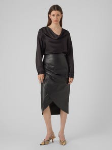 Vero Moda VMSIF Long Skirt -Black - 10301594