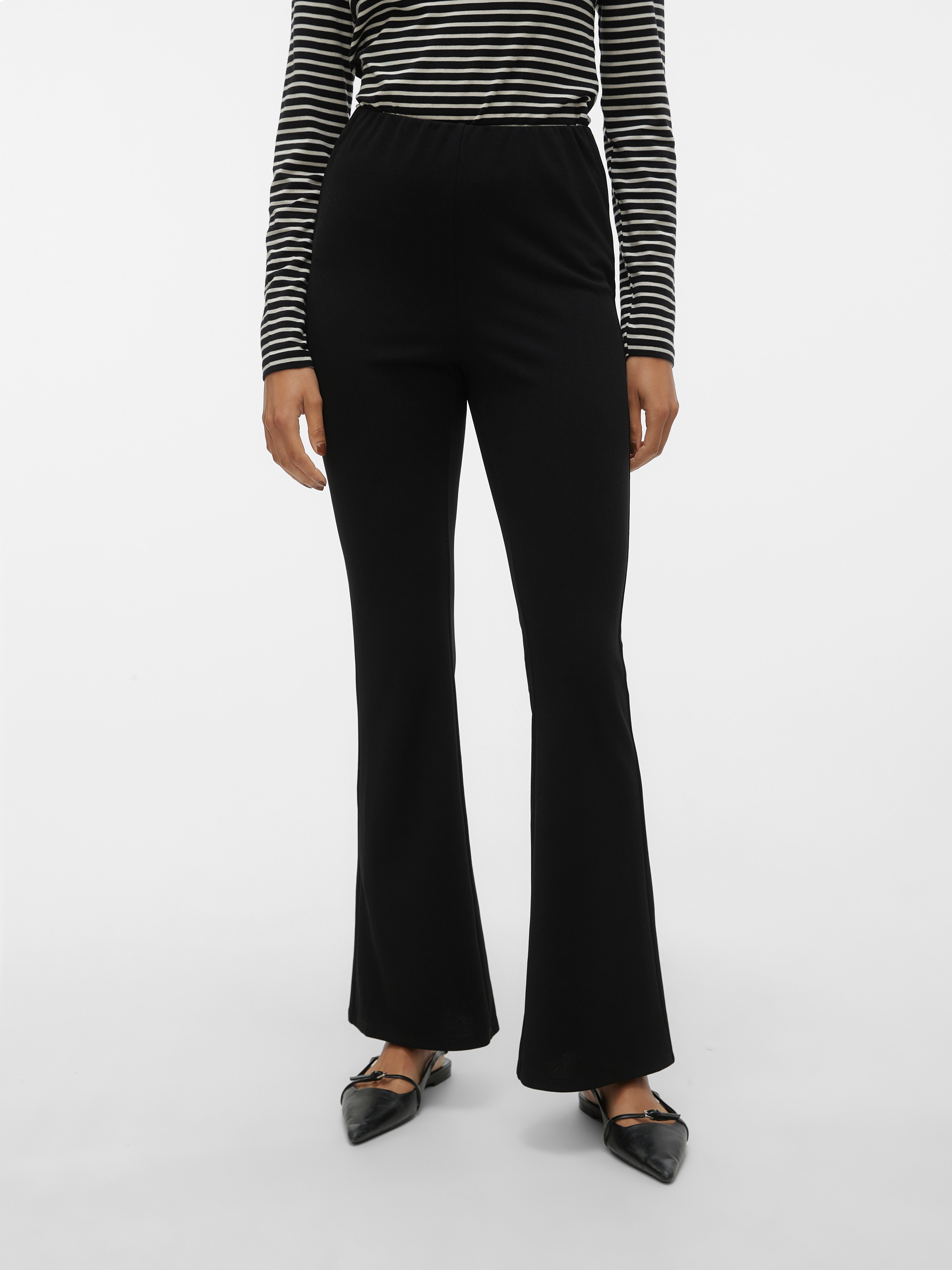 VERO MODA Zelda Wide Leg Relaxed Dad Trousers in Black | One Nation  Clothing VERO MODA Zelda Wide Leg Relaxed Dad Trousers in Black