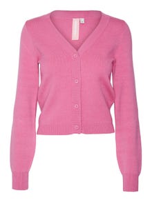 Vero Moda SOMETHING NEW PROJECT; CHLOE FRATER  Cardigan in Maglia -Super Pink - 10301618