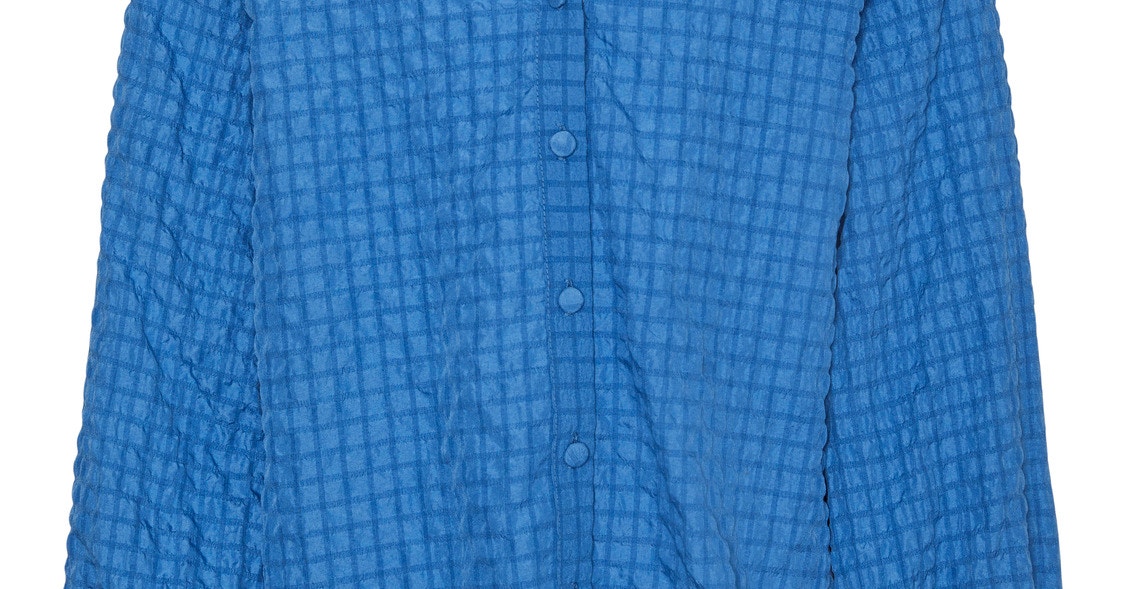 Chemise Bleue Fille 12 Ans MAAN - 100% Coton - Occasion Très Bon état