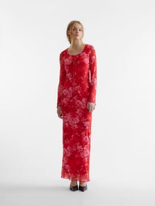 Vero Moda SOMETHING NEW PROJECT; CHLOE FRATER  Long dress -Salsa - 10301643