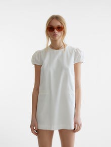 Vero Moda SOMETHING NEW PROJECT; CHLOE FRATER  Short dress -Snow White - 10301665