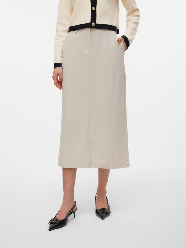 Vero Moda VMTROIAN Mid waist Long Skirt - 10301729