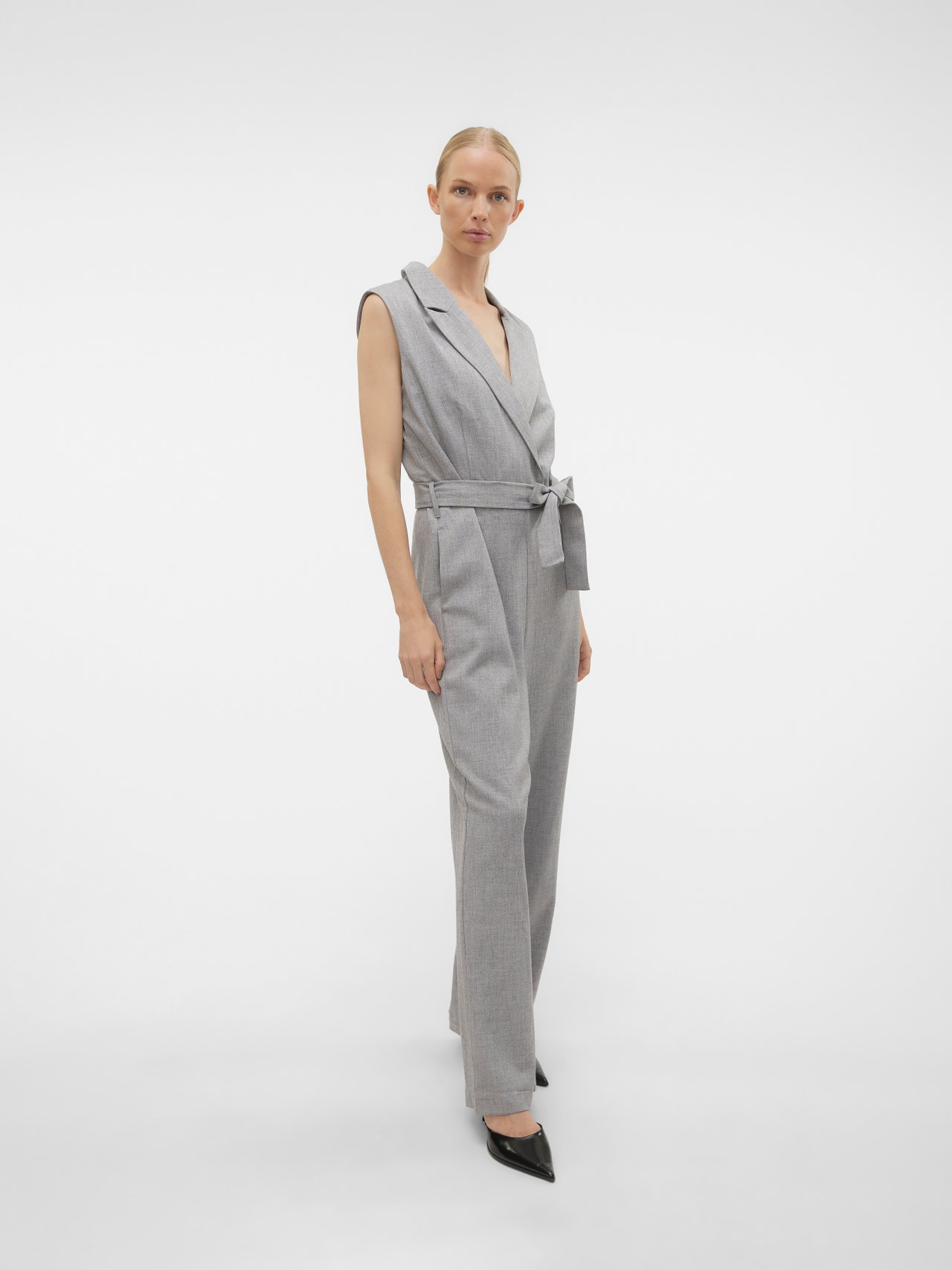 Vero Moda VMYOLANDA Tute Jumpsuit -Medium Grey Melange - 10301741