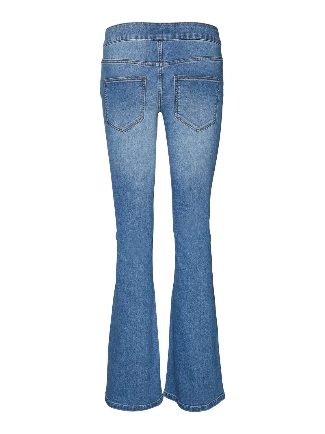 Vero Moda VMSIGI Taille basse Flared Fit Jeans -Medium Blue Denim - 10301766