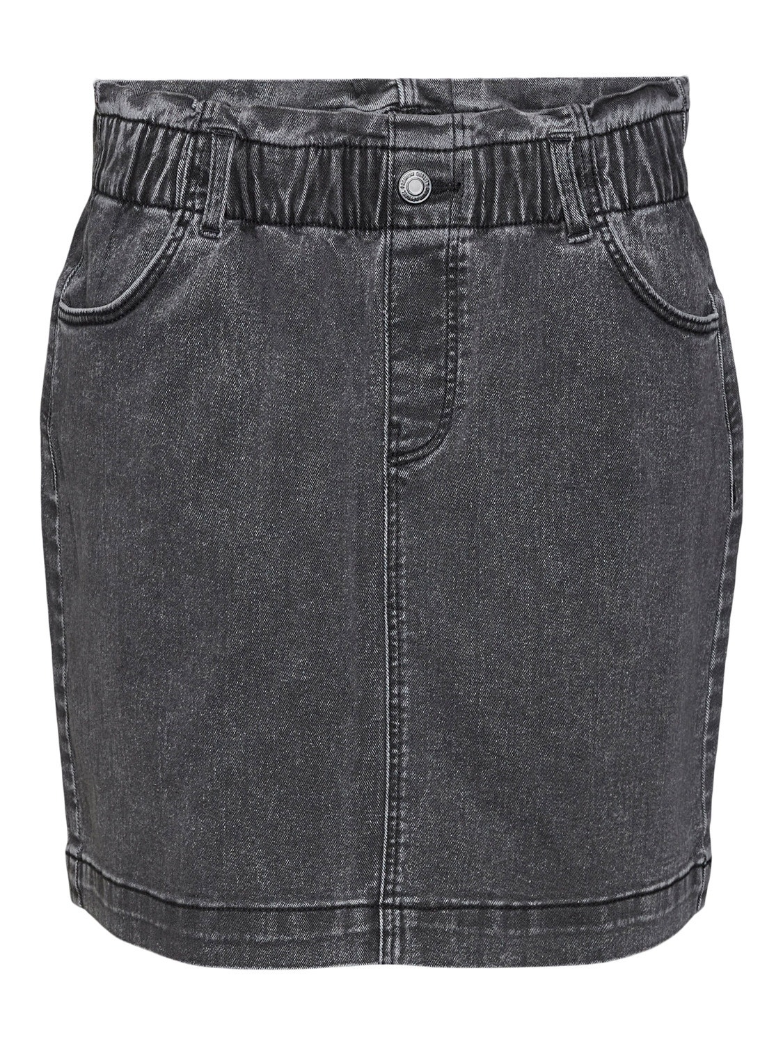 Vero Moda VMALMA Kort nederdel -Dark Grey Denim - 10301803