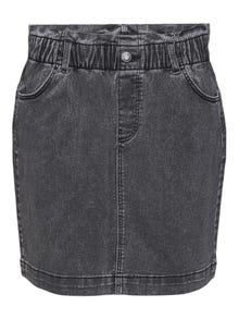Vero Moda VMALMA Mid waist Short Skirt -Dark Grey Denim - 10301803